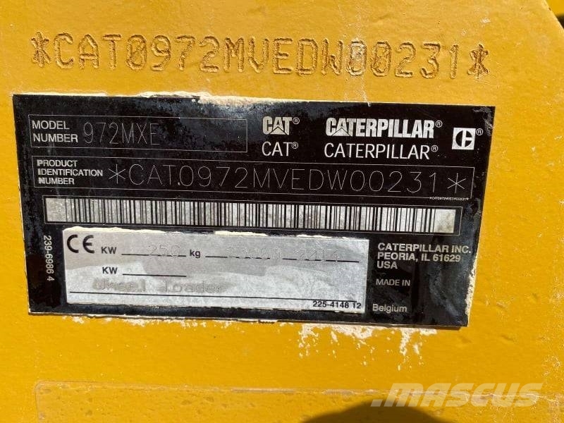 CAT 972M XE Gumikerekes homlokrakodók