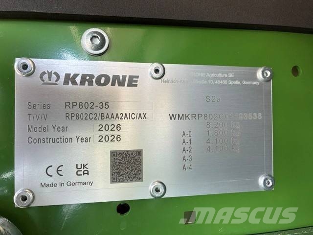 Krone Comprima CV 150 XC Rituļu preses