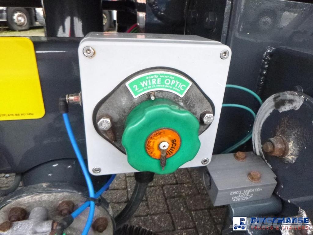 Cobo Fuel tank alu 43.3 m3 / 1 comp + pump Cisternos puspriekabės