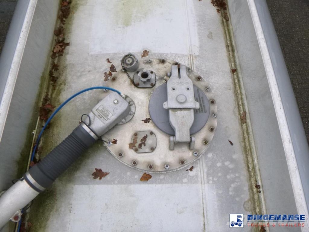 Cobo Fuel tank alu 43.3 m3 / 1 comp + pump Cisternos puspriekabės
