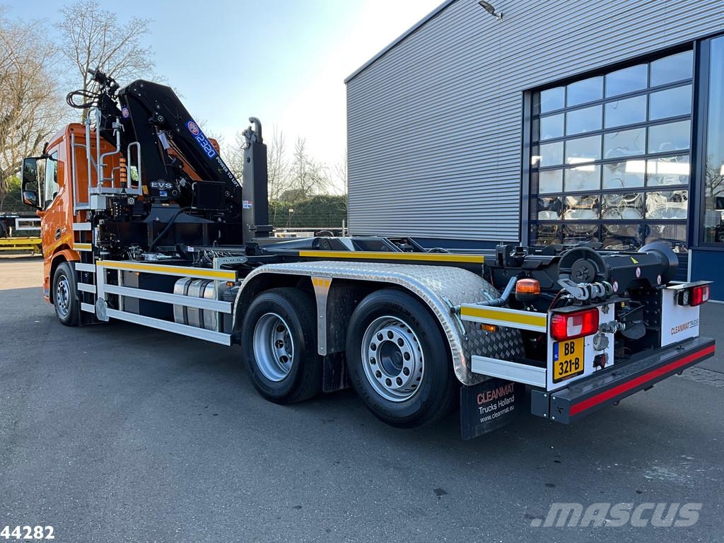 DAF FAN XD 450 Euro 6 HMF 23 Tonmeter laadkraan Abrollkipper