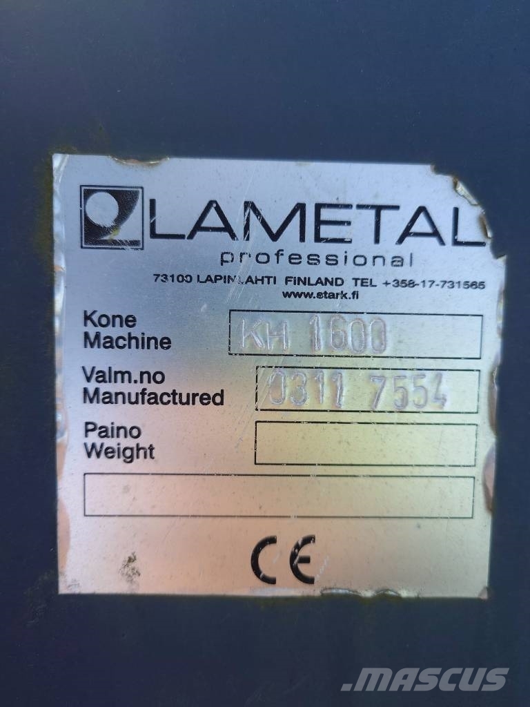 Lametal KH 1600 ماكينات الطرق والجليد الأخرى