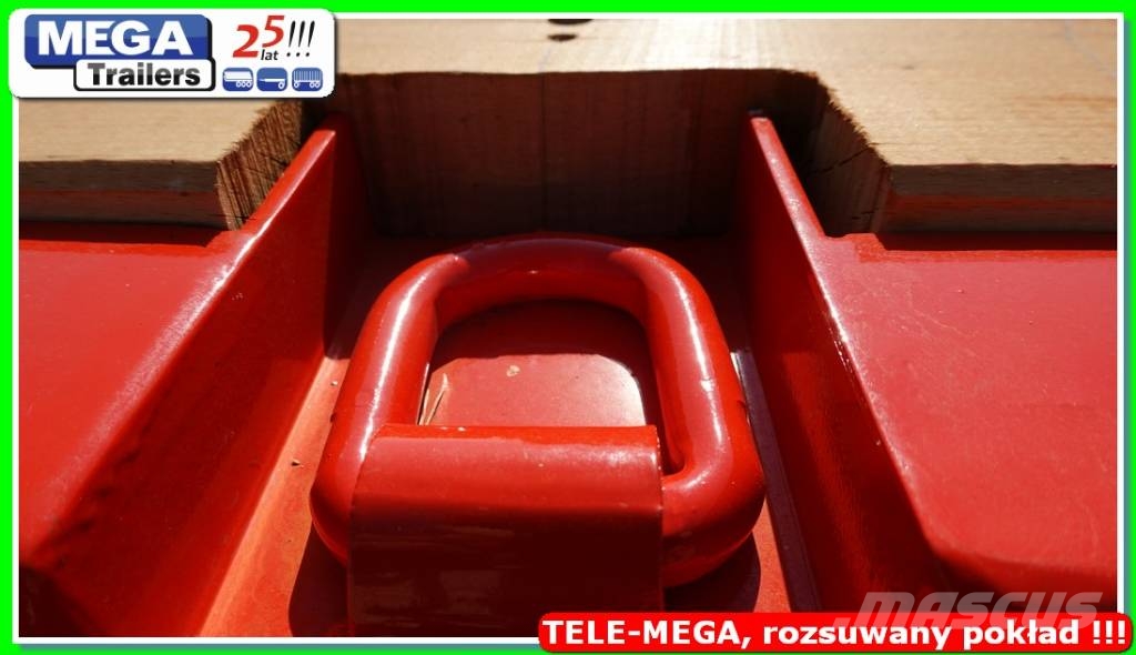 Ozgul TELESCOPIC Flat-bed, L: 21,60 m, H:950 mm, ADR EX3 Low loader-semi-trailers