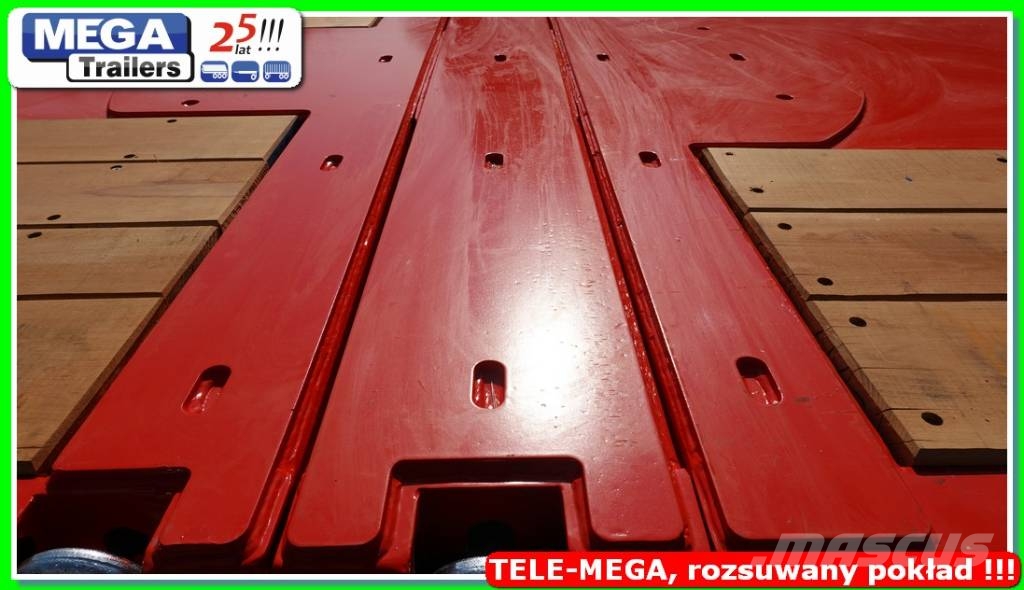 Ozgul TELESCOPIC Flat-bed, L: 21,60 m, H:950 mm, ADR EX3 Low loader-semi-trailers