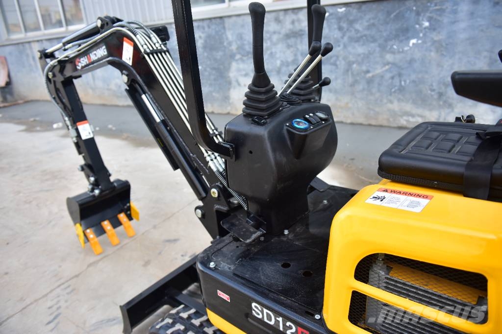Shanding SD12E Excavator  Powerful Engine factory Crawler excavators