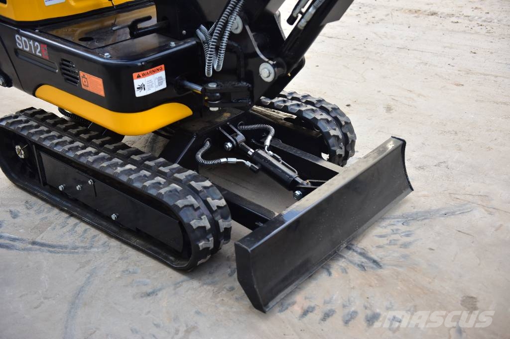 Shanding SD12E Excavator  Powerful Engine factory Crawler excavators