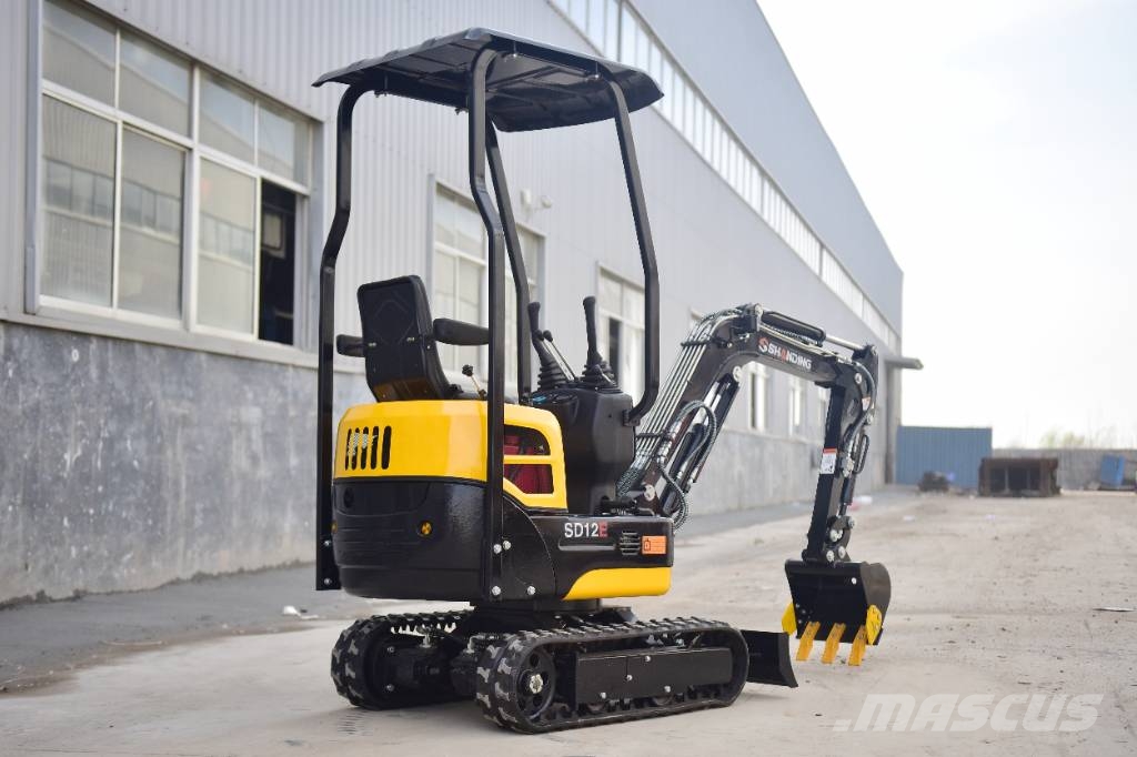 Shanding SD12E Excavator  Powerful Engine factory Crawler excavators