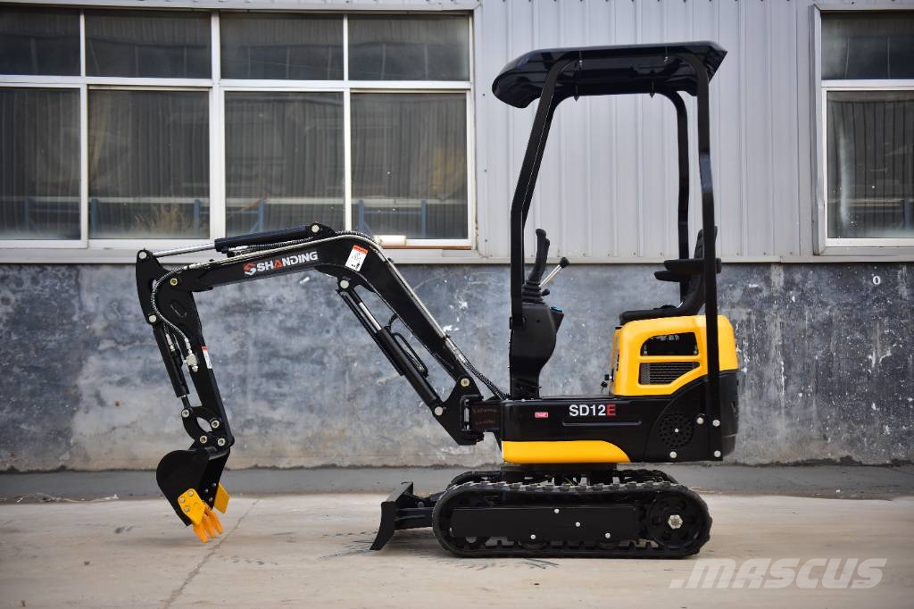 Shanding SD12E Excavator  Powerful Engine factory Crawler excavators