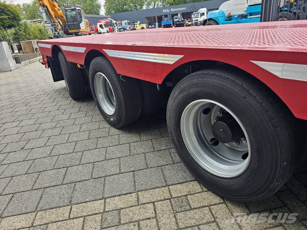 Broshuis 312N5AS Telescopic نصف مقطورة مسطحة منخفضة