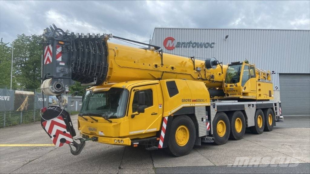 Grove GMK 5250 XL-1 Rabljene dizalice za težak teren