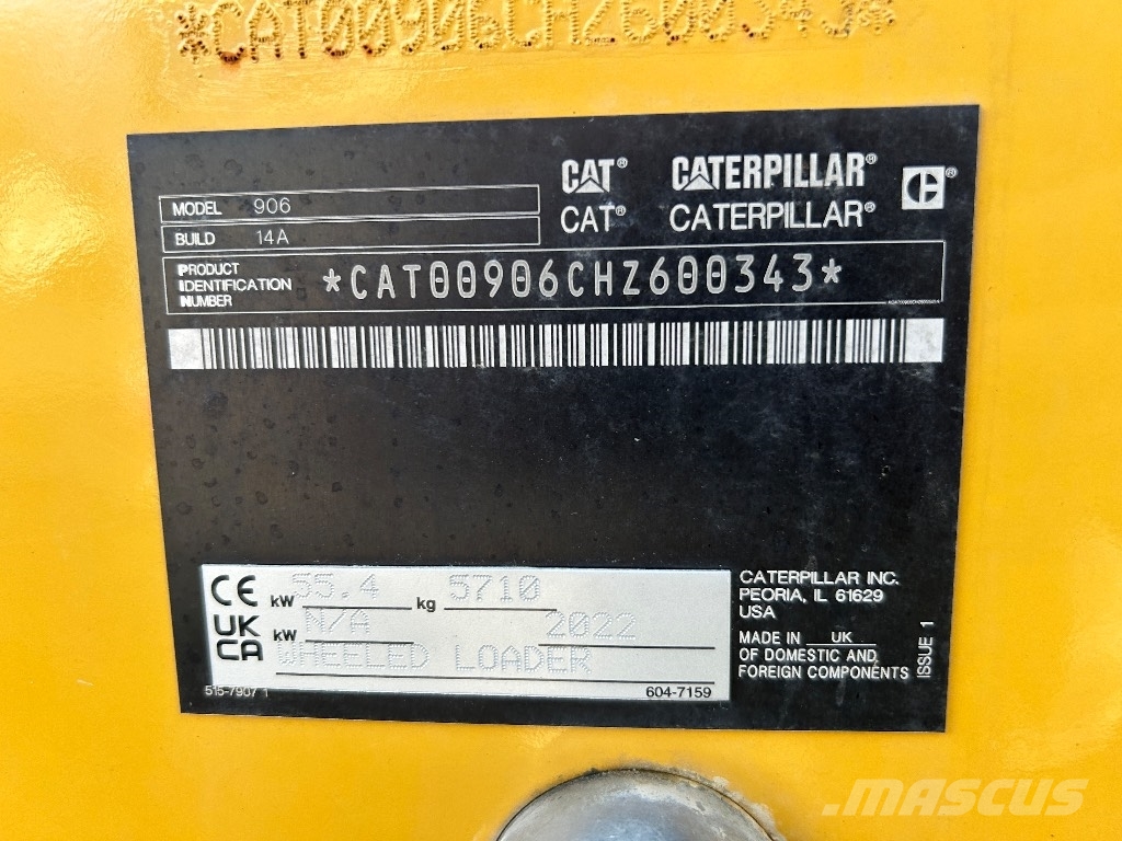 CAT 906 Cargadoras sobre ruedas