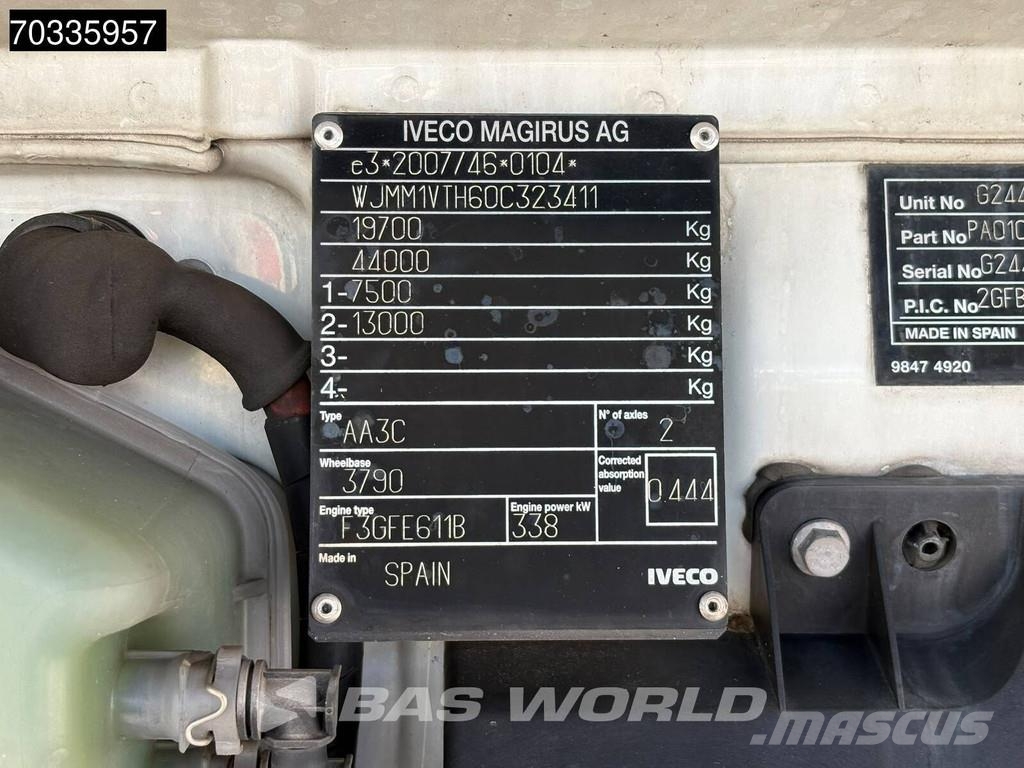 Iveco Stralis 460 4X2 ActiveTime Retarder 中古トラクターヘッド | トレーラーヘッド