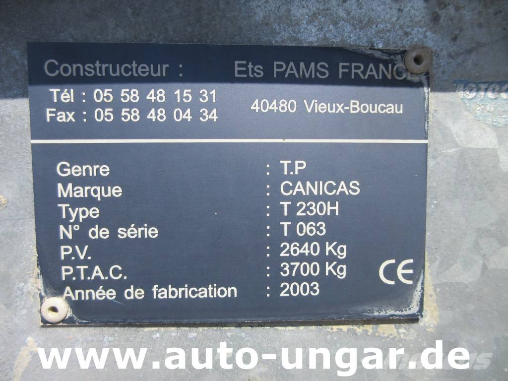  CanicaS T230H Strandreiniger Beachtech καθαριστής  Оборудване за почистване на плаж