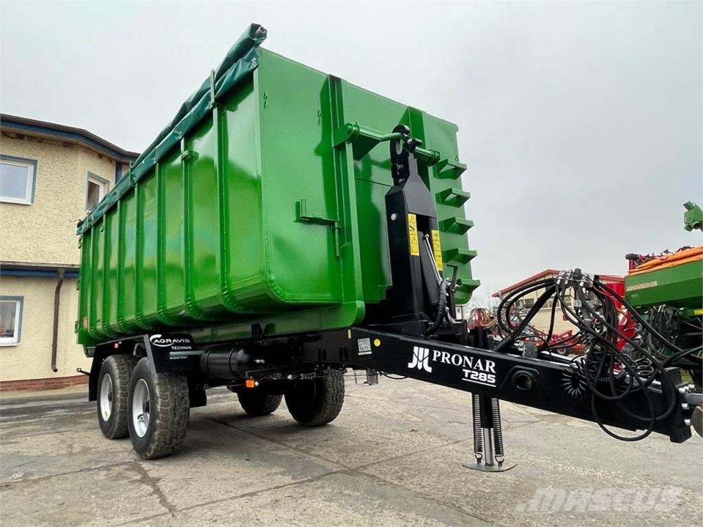 Pronar T285 + Container Neuer Preis! Anhänger mit Hakenlift