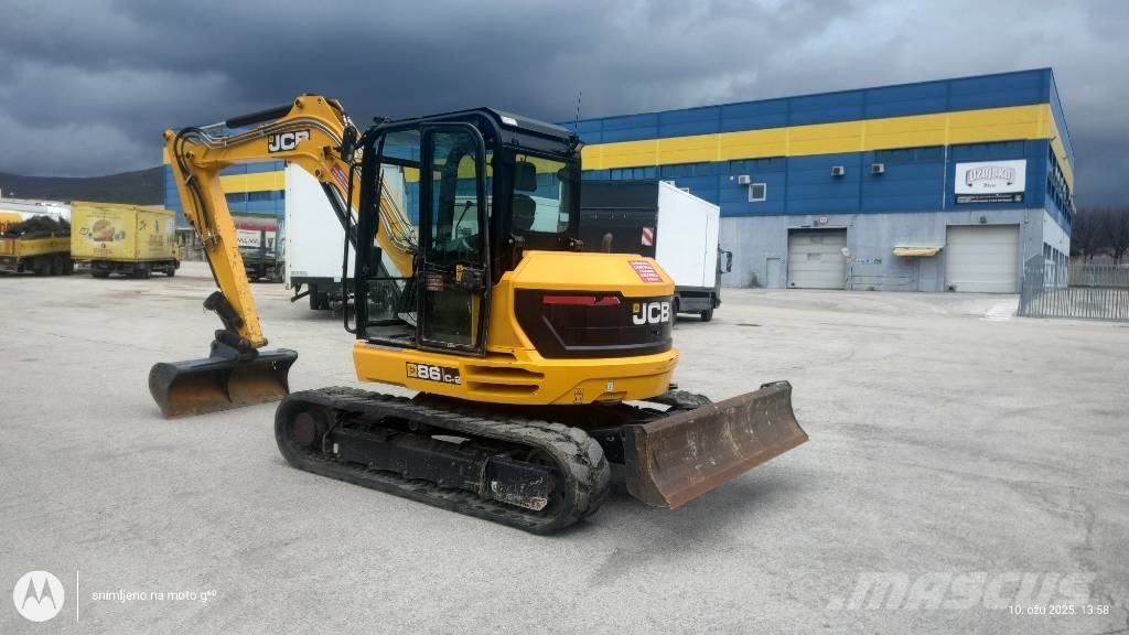 JCB 86 C-2 + Mechanical Quick Hitch Midigraafmachines 7t - 12t