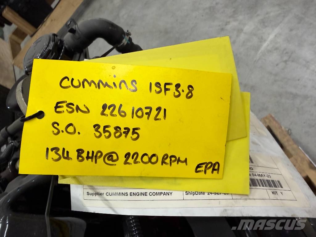 Cummins F3.8 Cummins F3.8 FR95683 Landbouw - overige