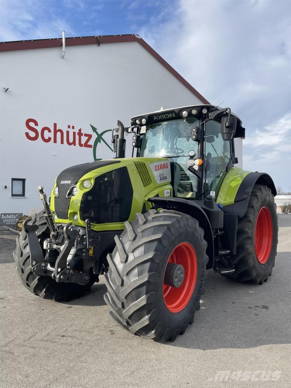 CLAAS Axion 870 CMATIC,FZW, S10 RTK, 3550Bh 트랙터