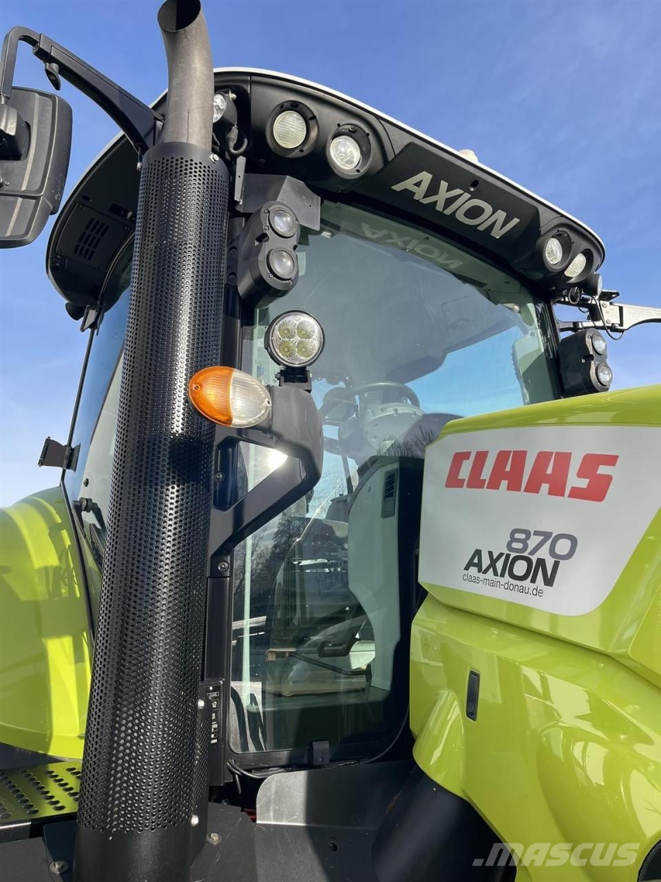 CLAAS Axion 870 CMATIC,FZW, S10 RTK, 3550Bh 트랙터