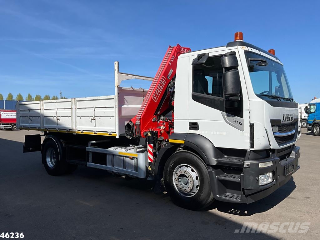 Iveco Stralis AD190S31 Euro 6 Fassi 15 Tonmeter laadkraa Bañeras basculantes usadas