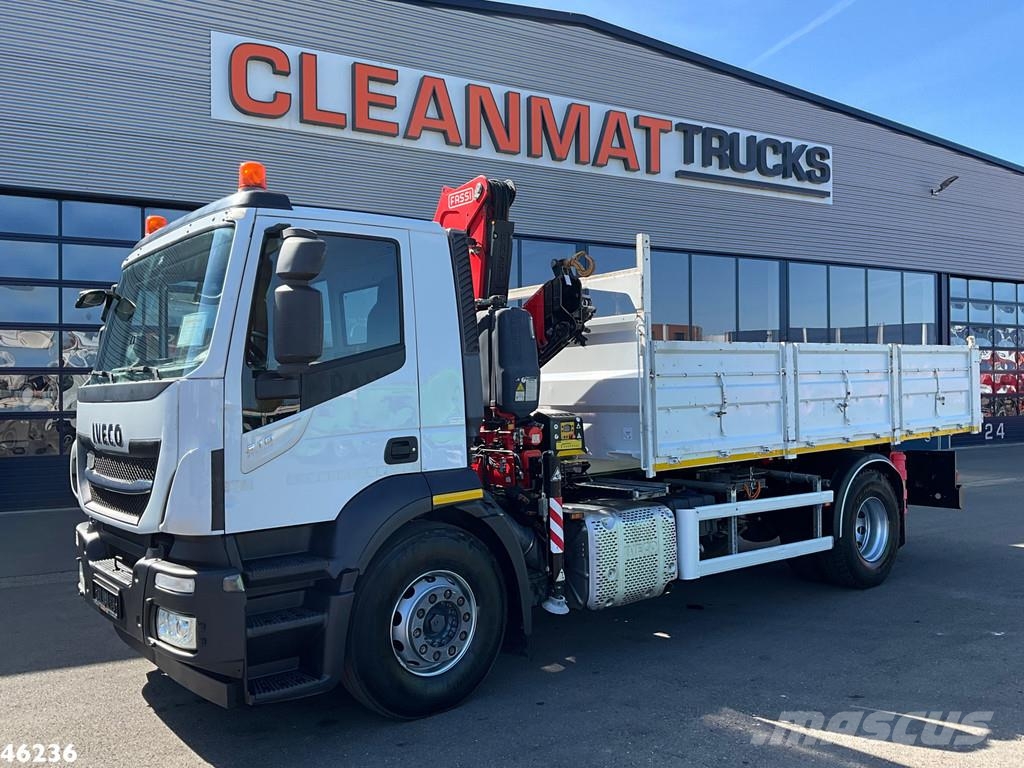 Iveco Stralis AD190S31 Euro 6 Fassi 15 Tonmeter laadkraa Bañeras basculantes usadas