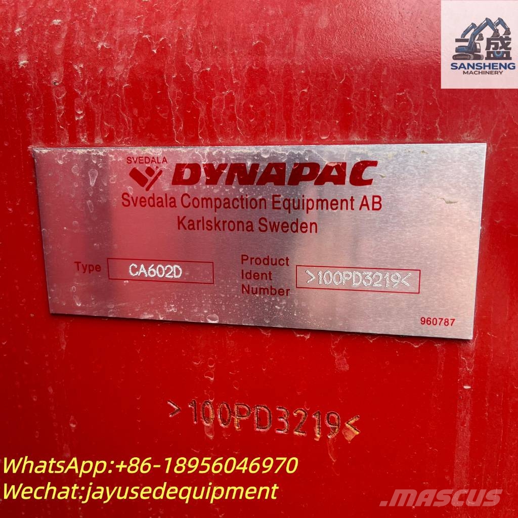 Dynapac CA 602 D Single drum rollers