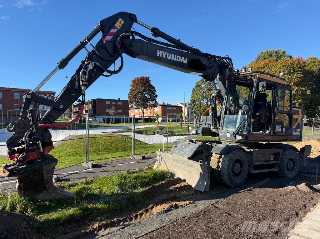 Hyundai HW 160 A Ratasekskavaatorid