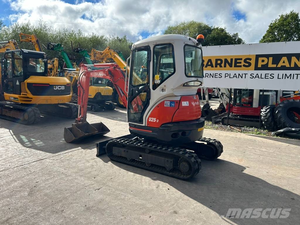 Kubota U 25-3 Miniekskavaatorid < 7 t