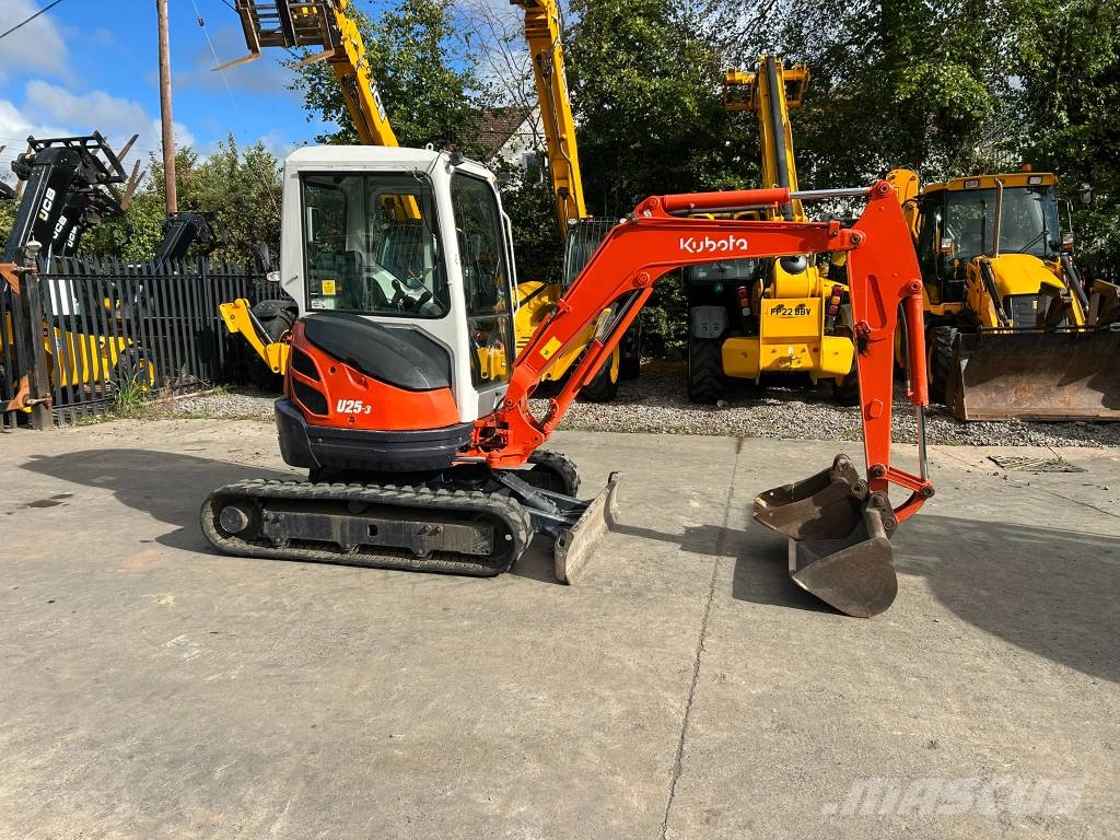 Kubota U 25-3 Miniekskavaatorid < 7 t