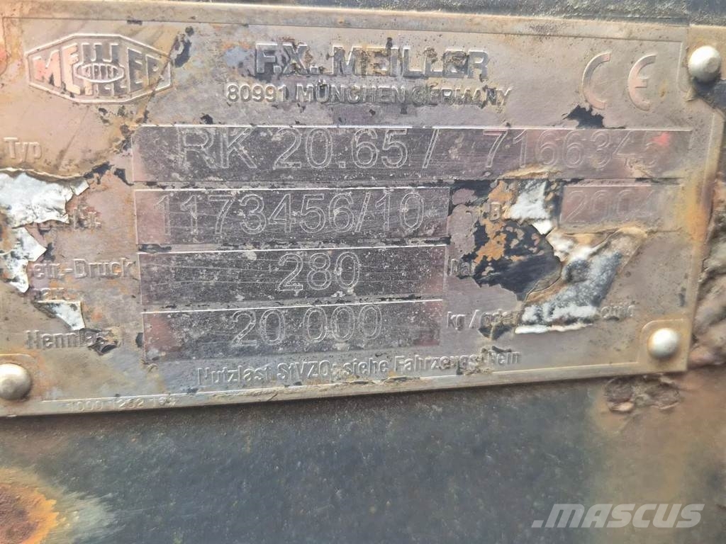 MAN 26 430 Rol kiper kamioni s kukama za dizanje