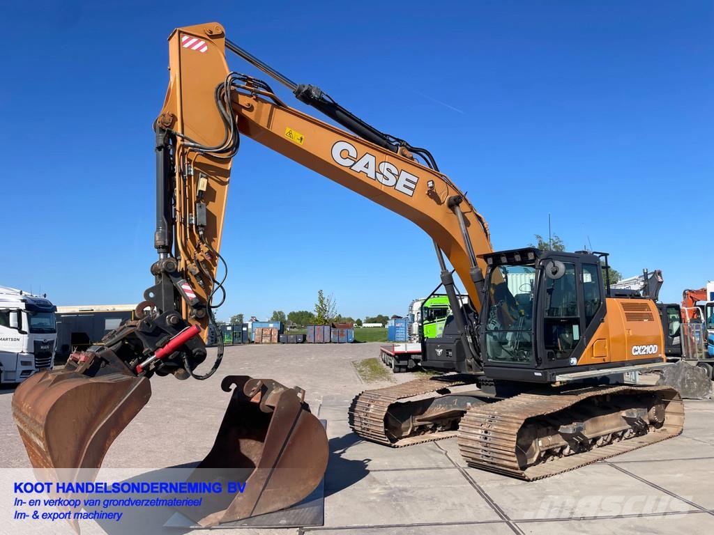 CASE CX 210D! 7500H-GPS-Kantelstuk-2xBak Crawler excavators
