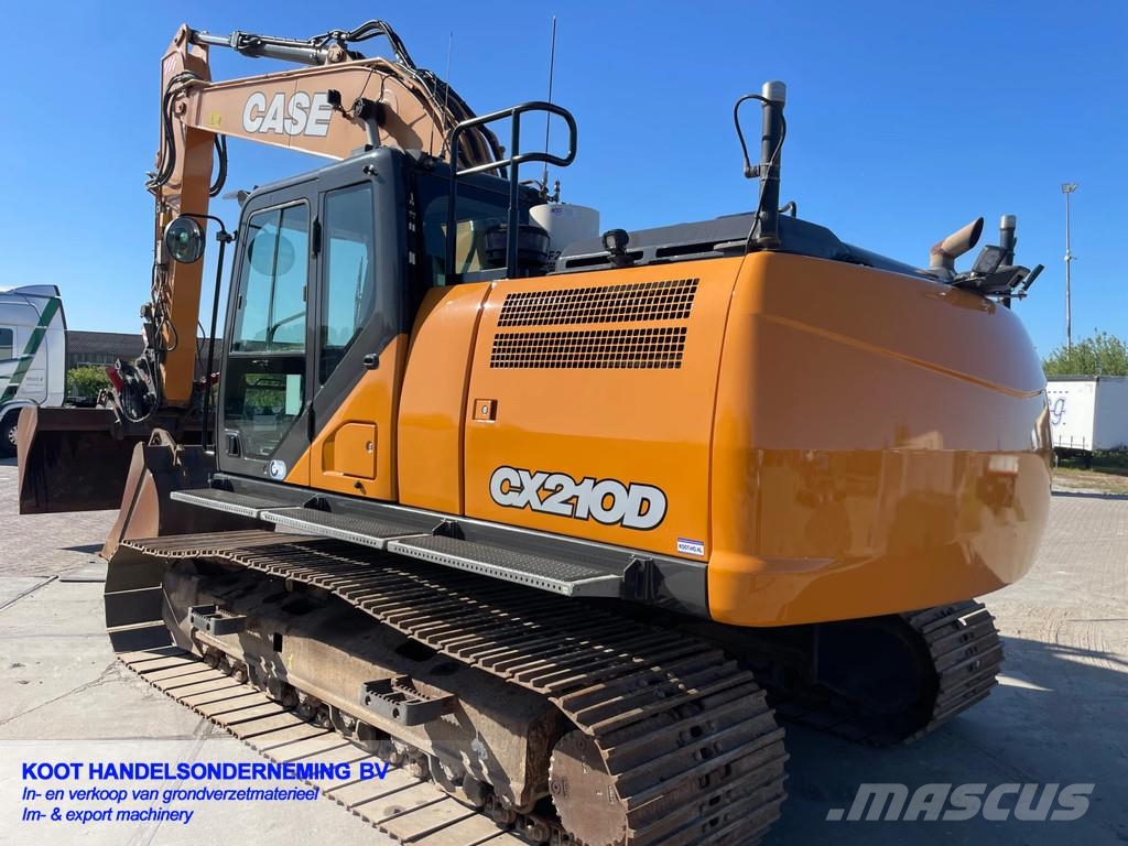 CASE CX 210D! 7500H-GPS-Kantelstuk-2xBak Crawler excavators