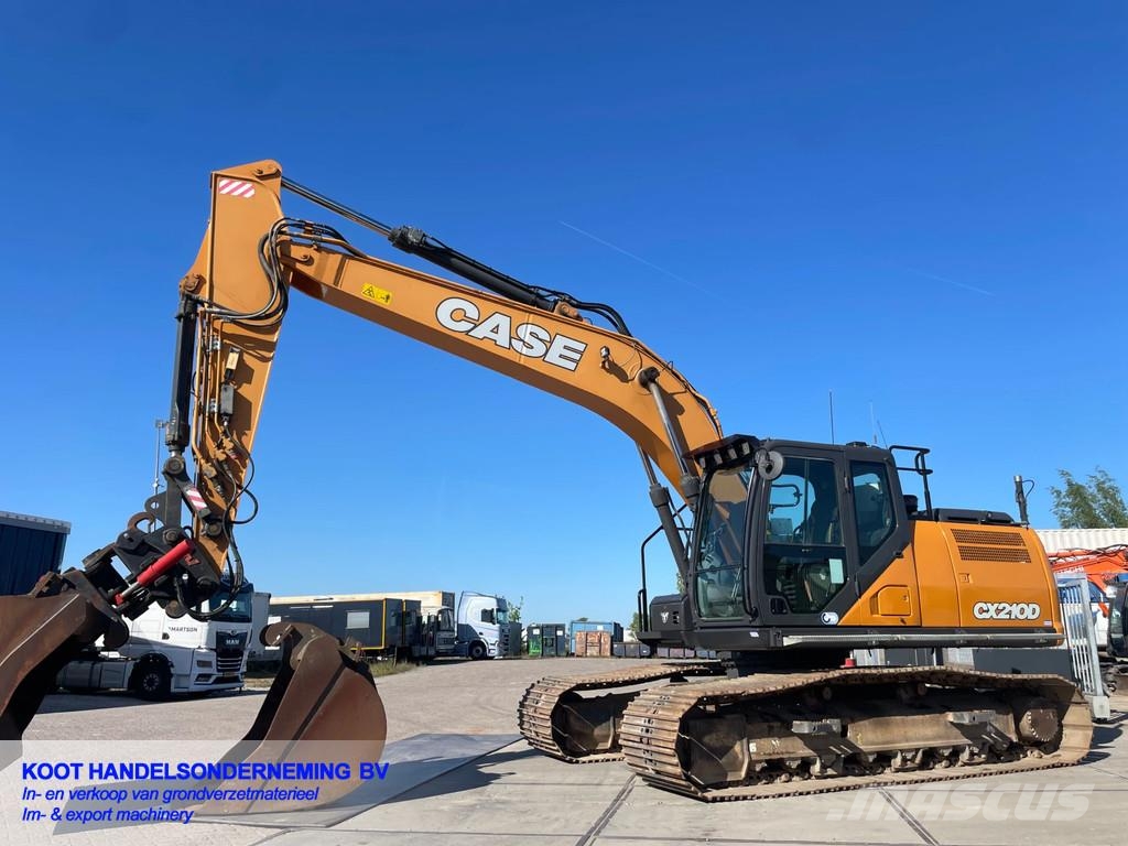 CASE CX 210D! 7500H-GPS-Kantelstuk-2xBak Crawler excavators