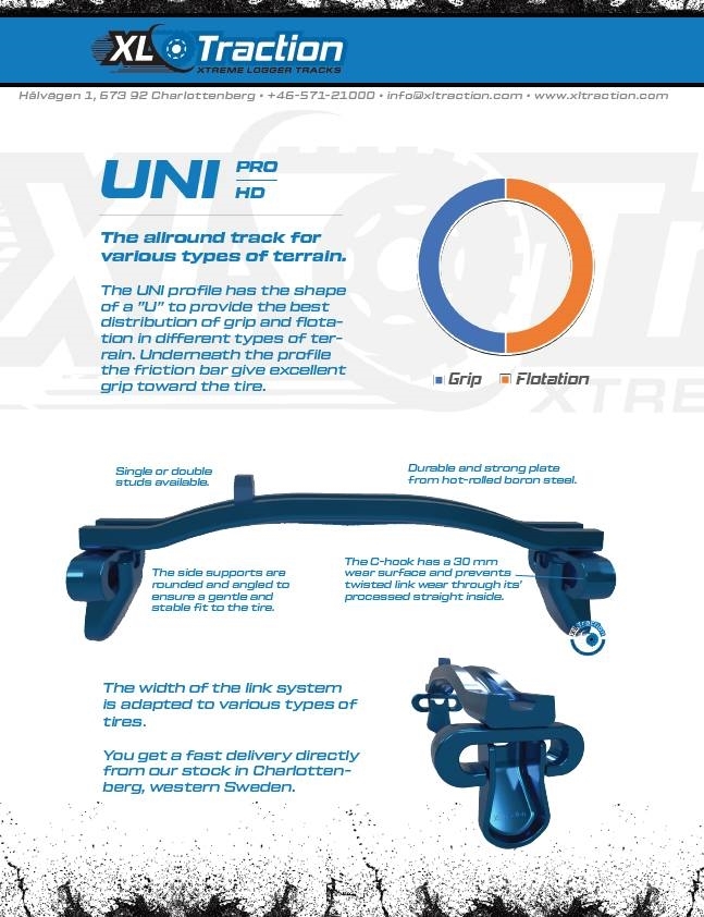 XL Tracks UNI + Multigrip 710-26.5" TRS2 / FKF Gosenice, verige in podvozje