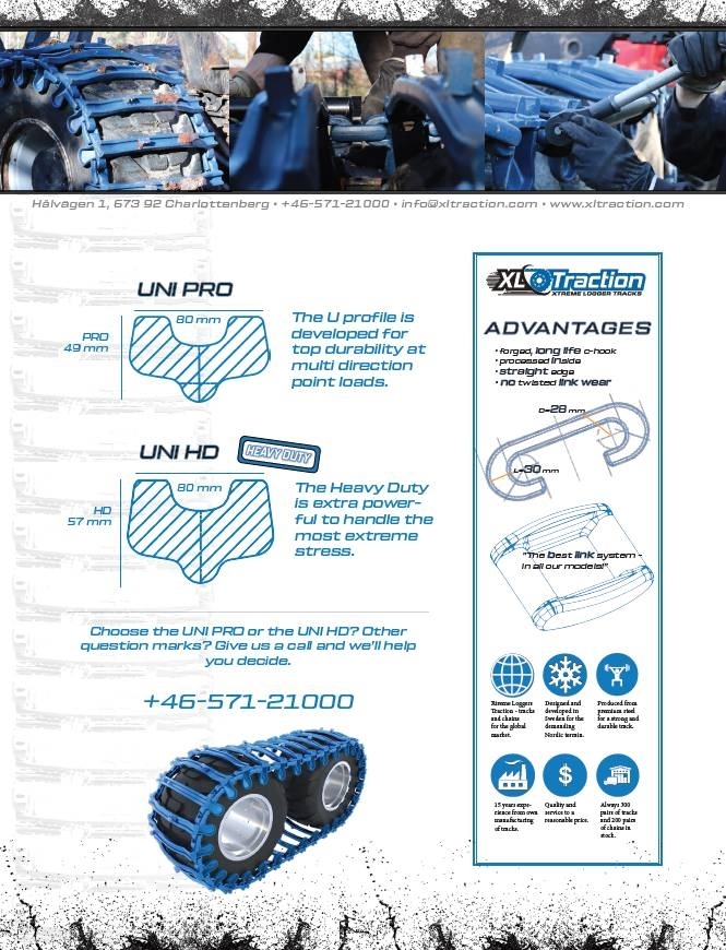XL Tracks UNI + Multigrip 710-26.5" TRS2 / FKF Gosenice, verige in podvozje