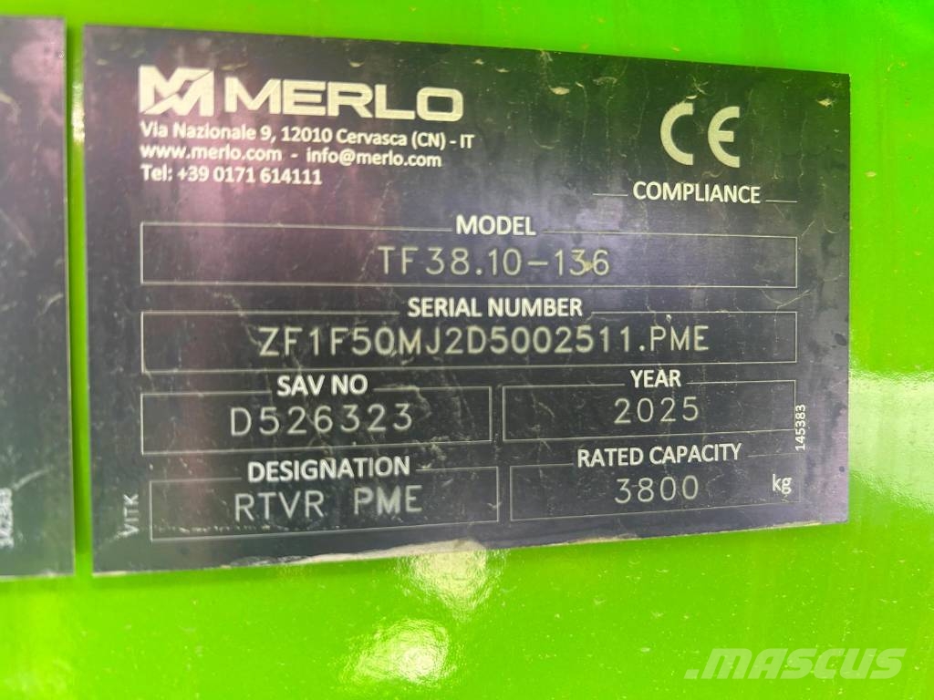 Merlo TF 38.10-136 Telescopic handlers