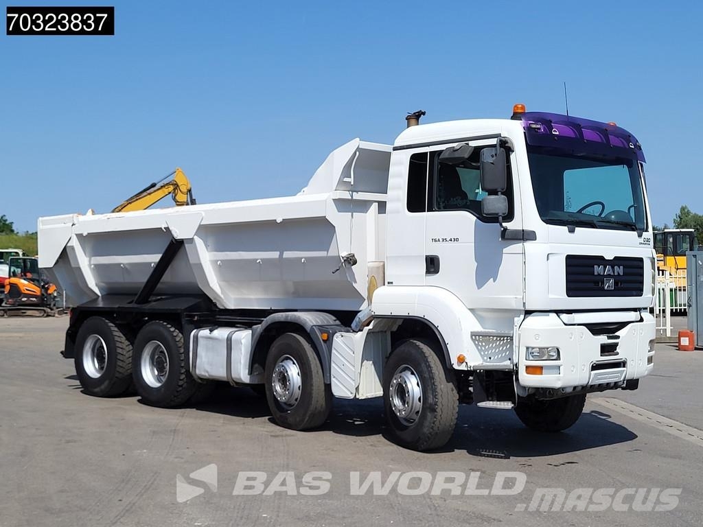 MAN TGA 35.430 8X4 14m3 tipper Big-Axle Retarder Euro Kipper