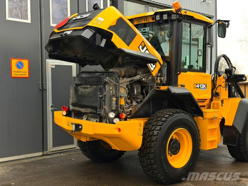 JCB 413 S / 50km/h! / Stage V / Aurasähkö / Kamera / Radlader