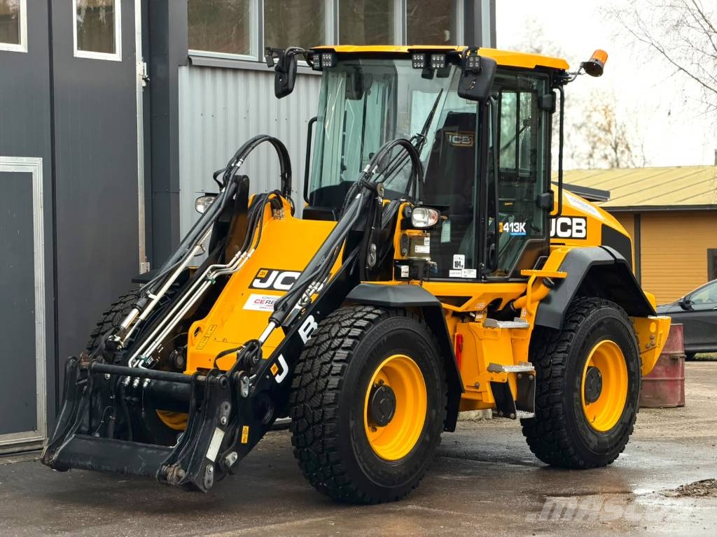 JCB 413 S / 50km/h! / Stage V / Aurasähkö / Kamera / Radlader