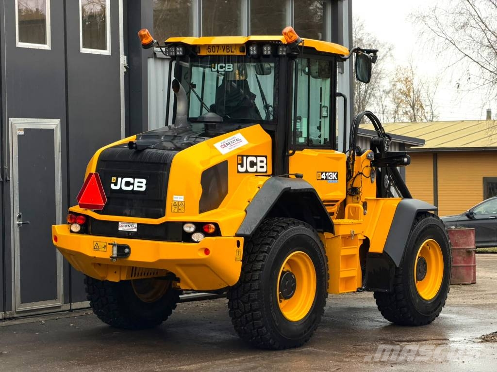 JCB 413 S / 50km/h! / Stage V / Aurasähkö / Kamera / Radlader