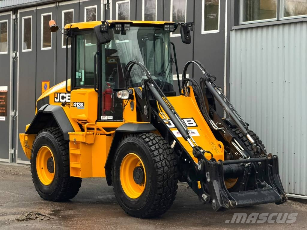 JCB 413 S / 50km/h! / Stage V / Aurasähkö / Kamera / Radlader
