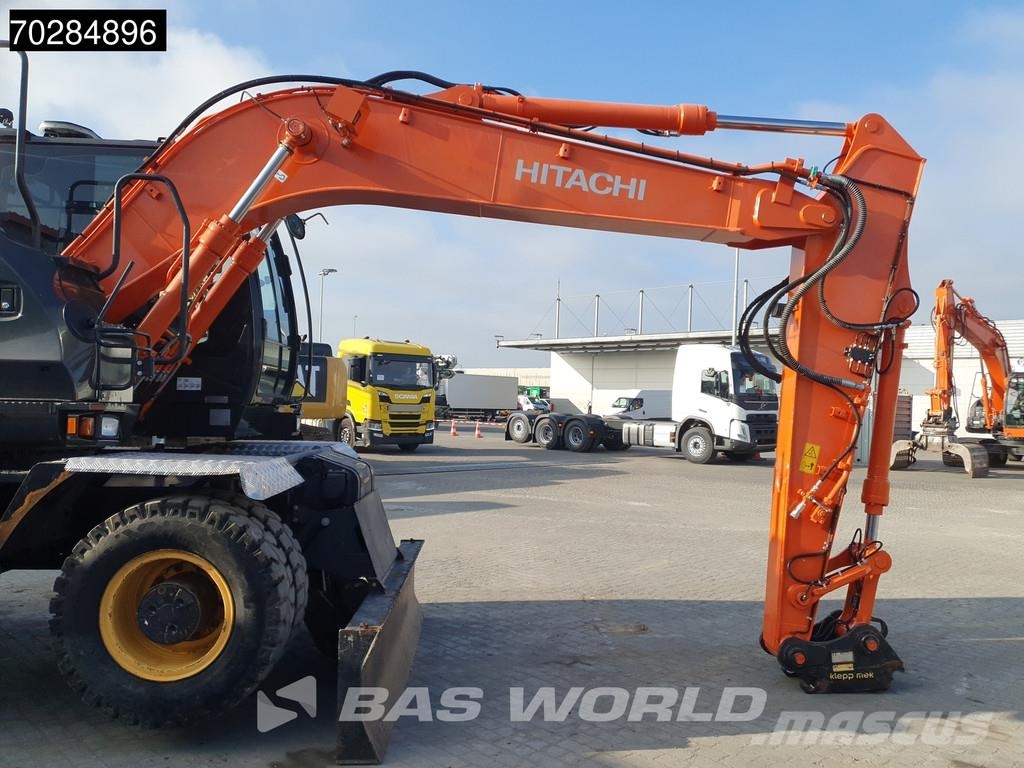 Hitachi ZX140W -6 OUTRIGGERS + BLADE, 2019, Veghel - używane