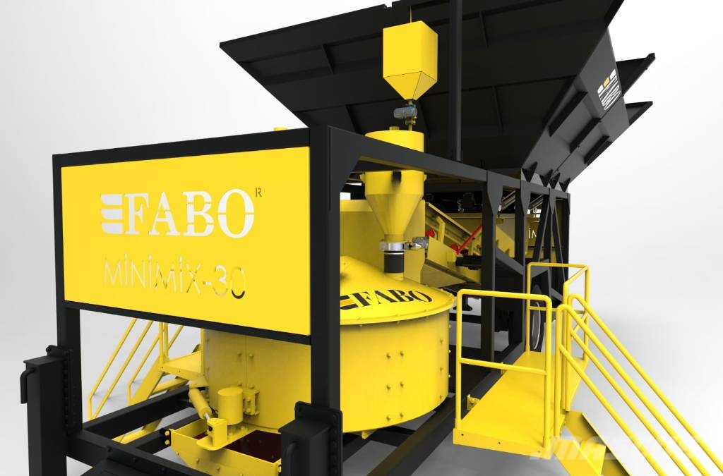 Fabo MINIMIX-30M3/H MINI CENTRALE À BÉTON MOBILE خلاطات خرسانة