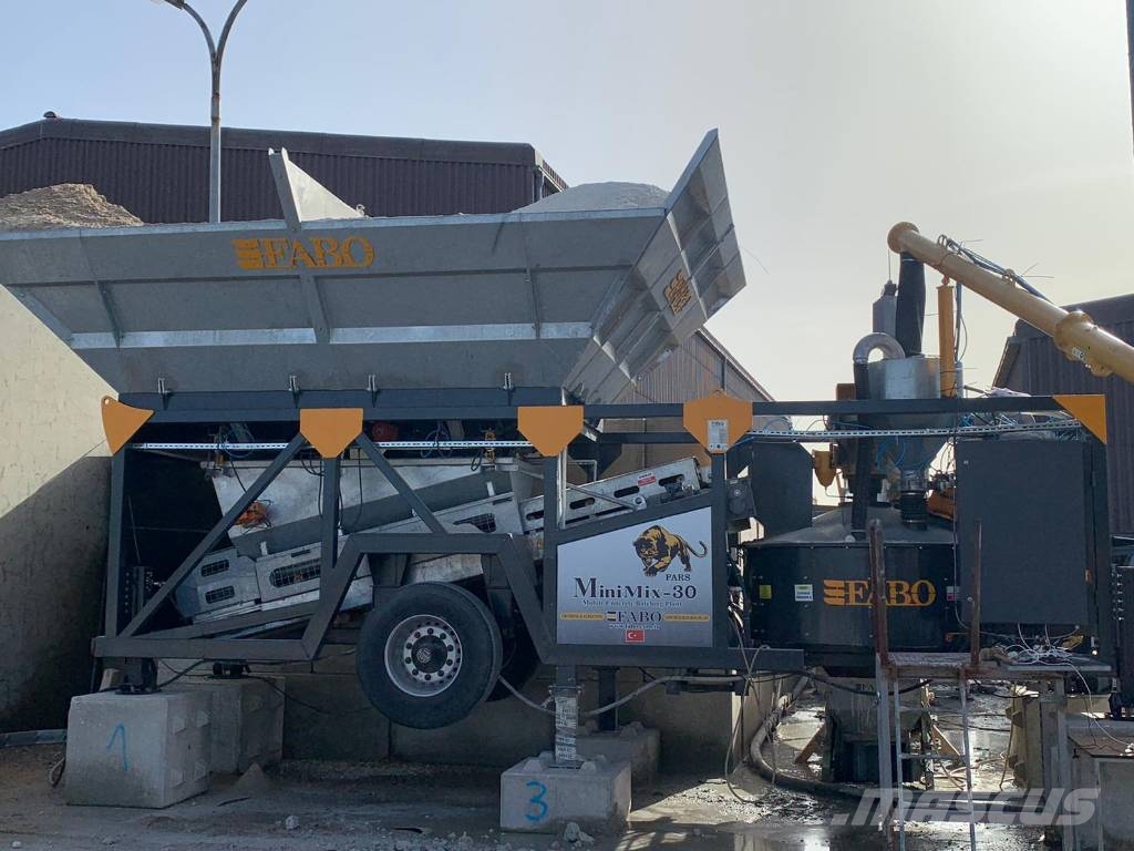 Fabo MINIMIX-30M3/H MINI CENTRALE À BÉTON MOBILE خلاطات خرسانة