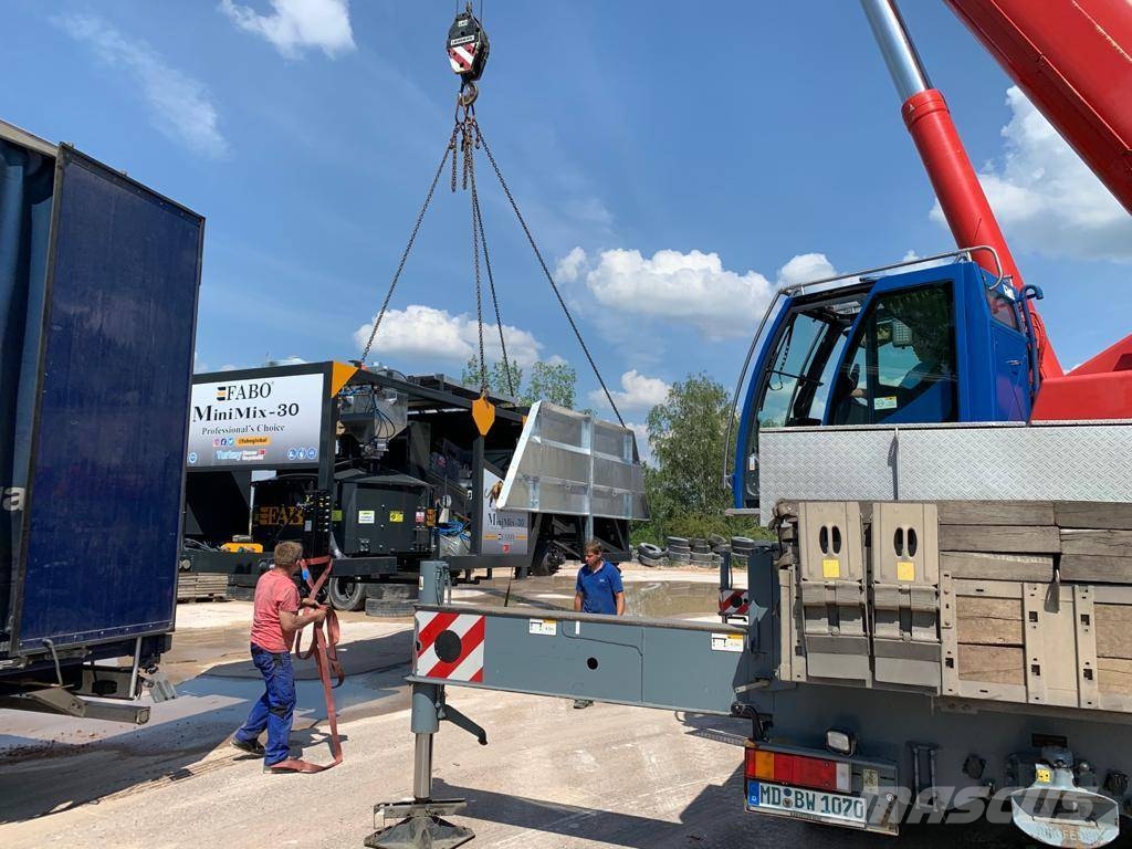 Fabo MINIMIX-30M3/H MINI CENTRALE À BÉTON MOBILE خلاطات خرسانة