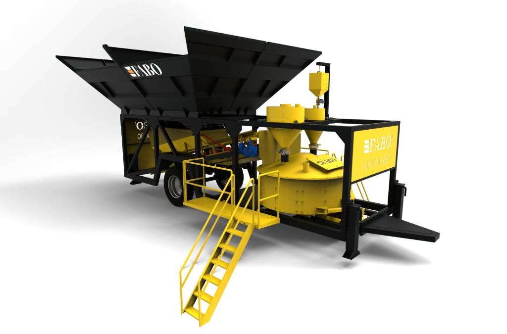 Fabo MINIMIX-30M3/H MINI CENTRALE À BÉTON MOBILE خلاطات خرسانة