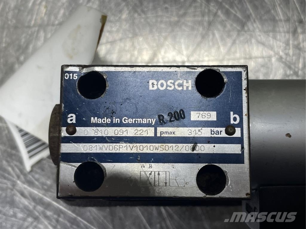 Ahlmann AZ10-Bosch 081WV06P1V1010WS012-NG6 4/2 Valve 12V 유압식 기계