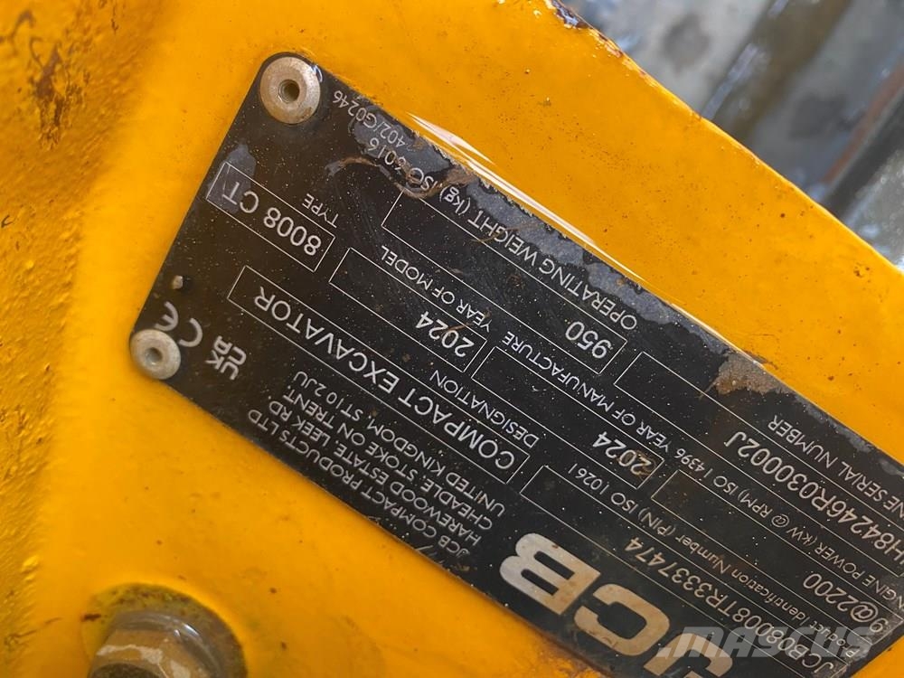 JCB MICRO 8008 Mini excavators < 7t (Mini diggers)