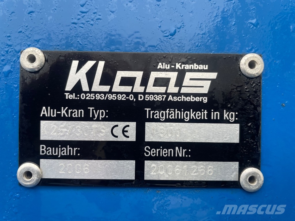 Klaas K 25-30 TS Mobiilinosturit