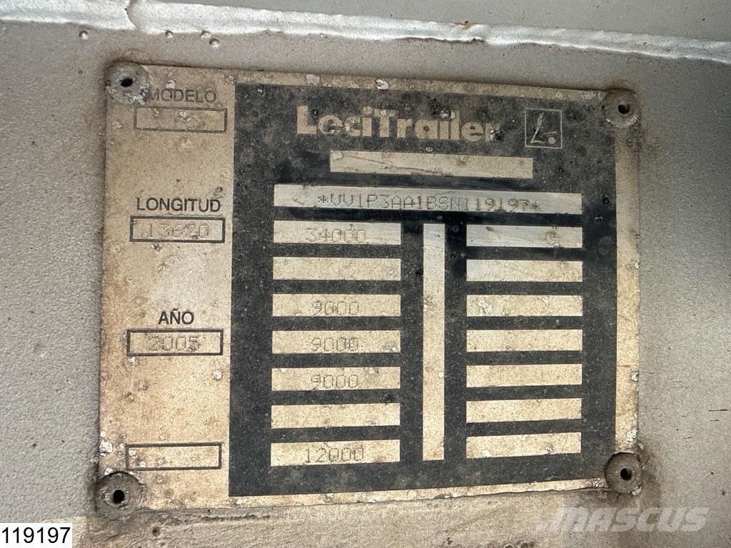 Lecitrailer open laadbak Pritschenauflieger