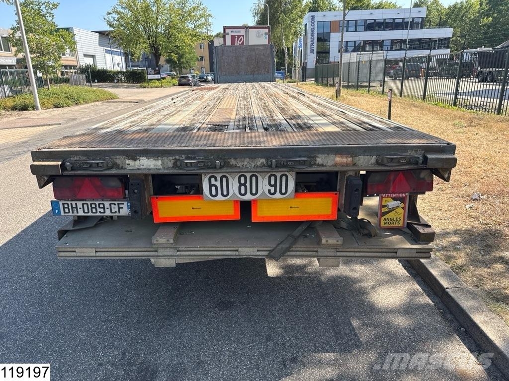 Lecitrailer open laadbak Pritschenauflieger